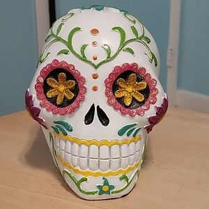 Day of the dead skull decor